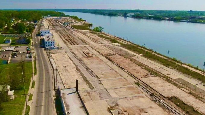 Renderings show possibilities for retail, housing, marina at old Jeffboat site along Ohio River